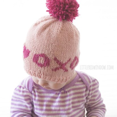XOXO Hugs & Kisses Valentine Hat