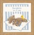 Vervaco Popcorn Bear & Soufflé Duck Cross Stitch Kit - 20cm x 23cm