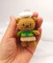 Mini Boris Bear Keychain Crochet Pattern| Amigurumi Bear| Beginner Crochet PDF| Cute Animal Keychain
