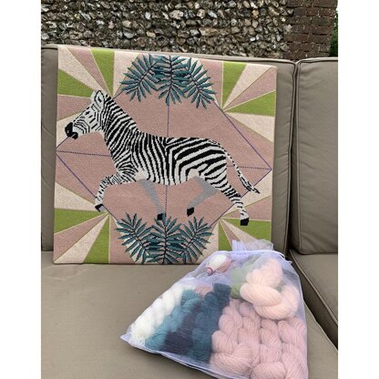 Appletons Zebra Tapestry Kit - 45cm x 45cm