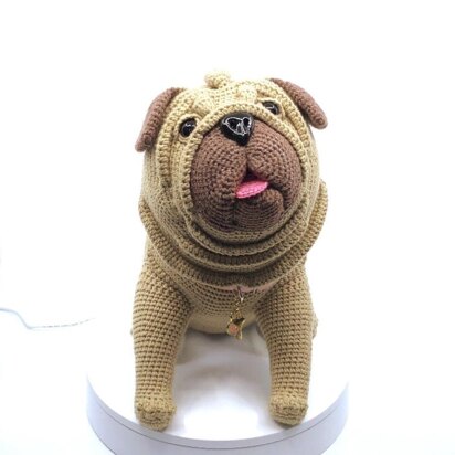Pug Dog crochet pattern