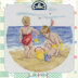Creative World Of Crafts By The Seaside Cross Stitch Kit (with Sewing Tin) - 25cm x 25cm