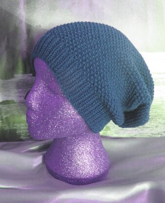 Moss Stitch (Seed Stitch) Slouch Hat