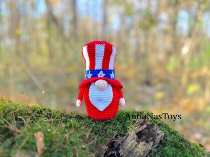 Patriotic gnome USA (boy)