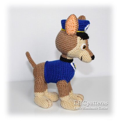 Chase Pup Paw Patrol Crochet Pattern