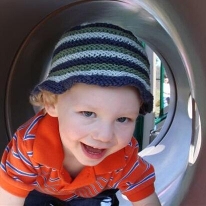 All Striped Up Hat - knitting pattern