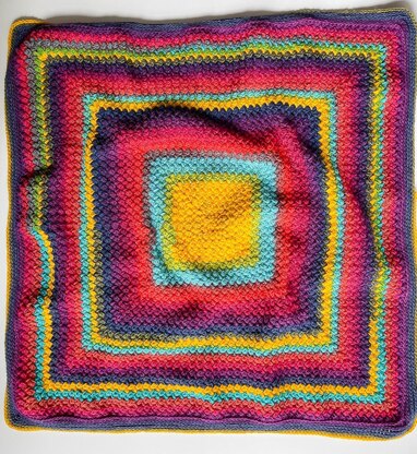 Mandala Pretty Puffs Blanket