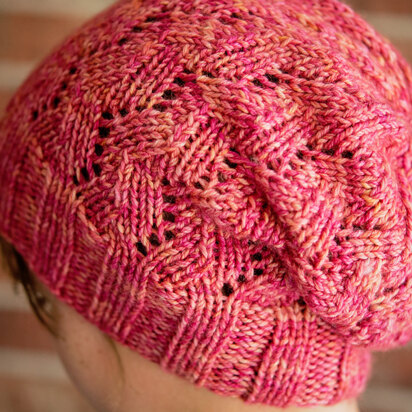 North Wind Hat in SweetGeorgia Superwash Worsted and Cashluxe Fine - Downloadable PDF