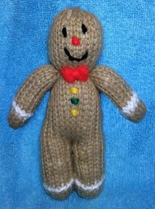 Gingerbread Man Finger Puppet