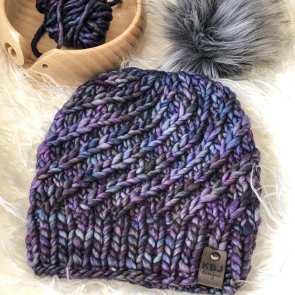 Alpine Swirl Beanie LUXURY Handmade 100% Merino Wool Knit Beanie in Ma –  Crochet by Jennifer