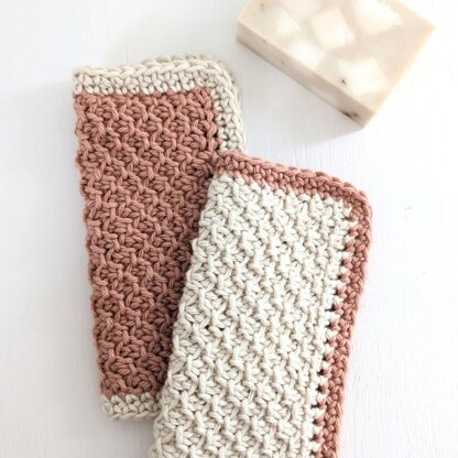 Tunisian Honeycomb Washcloth