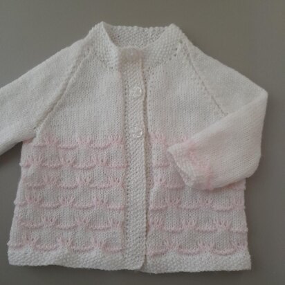 4ply Baby cardigan