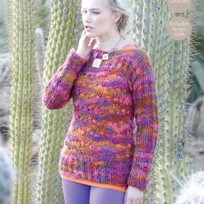 Rosita Sweater in Sirdar  Divine - 7328 - Downloadable PDF