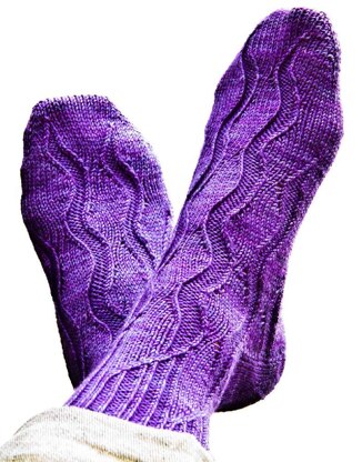 GUSH - Sock Solids June 2011 Mystery Sock