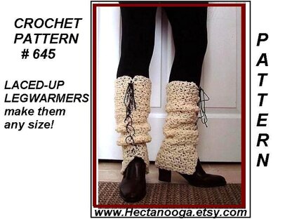 645 LACED UP LEGWARMERS, baby to adult women