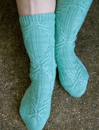 The Cobbler Cabled Socks