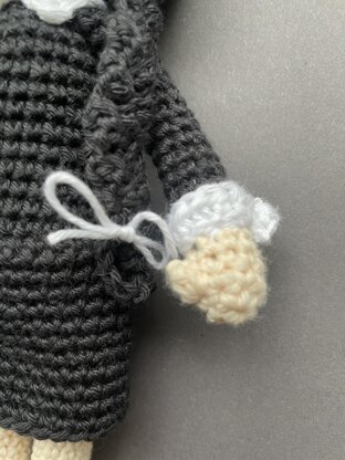 Wednesday amigurumi doll