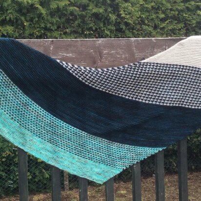 PIMOUSSE shawl - knitting pattern