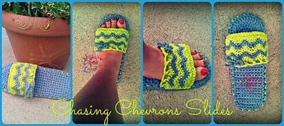 "Chasing Chevrons" Slides / Slippers