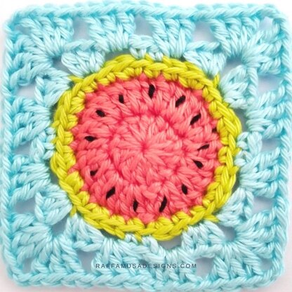 Watermelon Granny Square