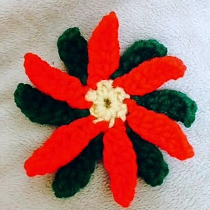 Poinsettia Lapel Pin