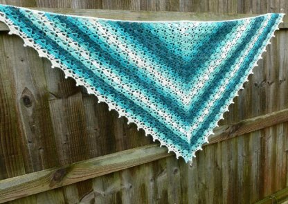 Triangle Batik Shawl