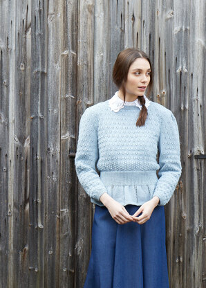 Nancy - Jumper Knitting Pattern for Women in Debbie Bliss Rialto 4 ply - Downloadable PDF