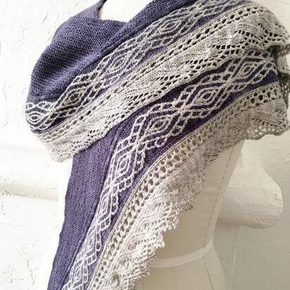 Sand Ripples Shawl