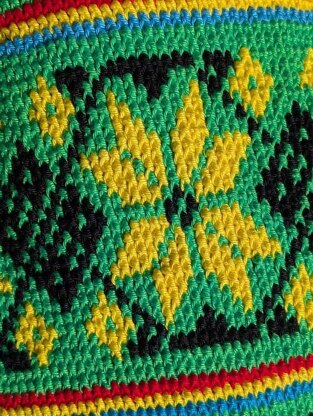Traditional Flower Pattern Bag