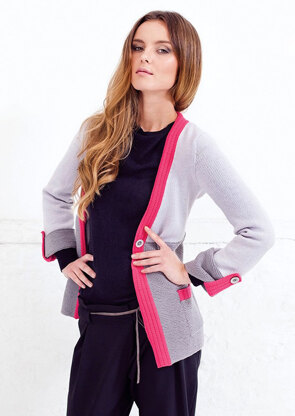 Annika Cardigan in MillaMia Merino Wool - Downloadable PDF