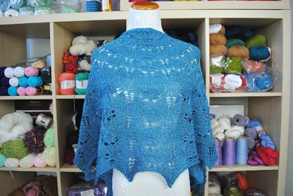 Butterfly Garden Lace Shawl