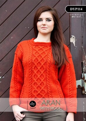 Sweater in DY Choice Aran With Wool - DYP114