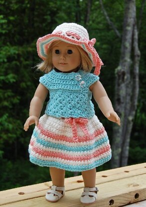 "Sweet & Sassy" 18" Doll Set ~ 4 piece set