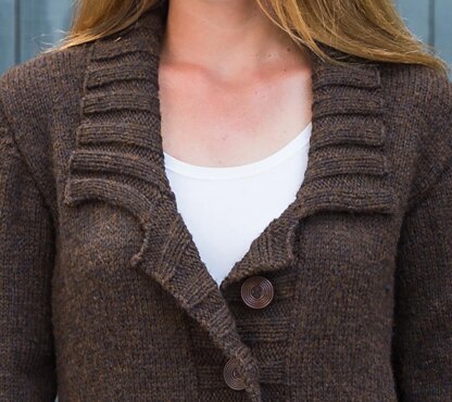 Basix 117 Belmont Top-Down Coat PDF at WEBS | Yarn.com