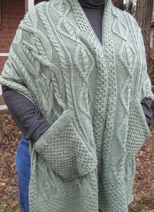 Warm Stowe Pocket Shawl