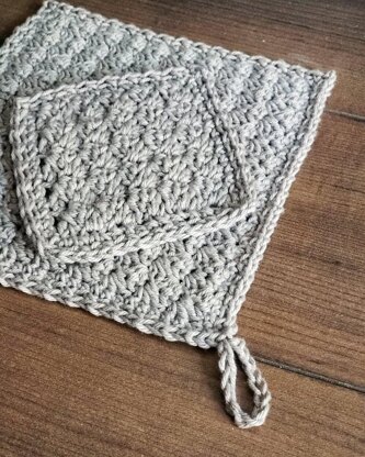 Sedgewick Coaster and Dishcloth Set