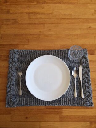 Cabled Seed Placemat