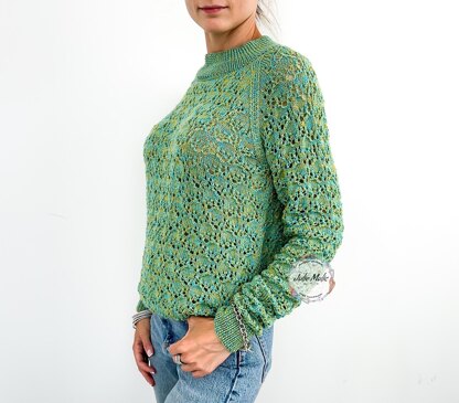 Women’s lace raglan jumper