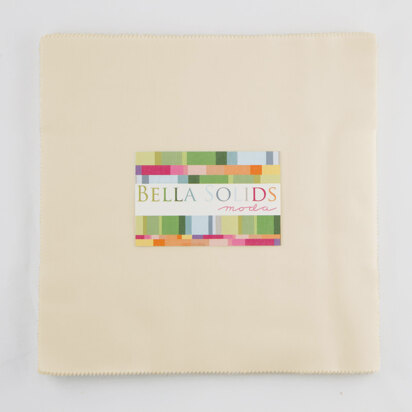 Moda Fabrics Bella Solids Junior Layer Cake - Natural