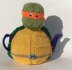 Teenage Mutant Ninja Turtles Tea Cosy Knitting Pattern