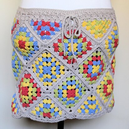 Patch-work skirt