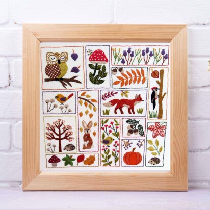 Stitchdoodles Autumn Splendour Hand Embroidery Pattern