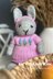 Knitting pattern Bunny in dress