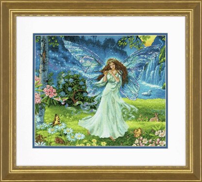 Dimensions Gold: Counted Cross Stitch Kit: Spring Fairy - 36 x 30.5cm