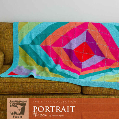 Portrait Throw in Juniper Moon Neve - Downloadable PDF