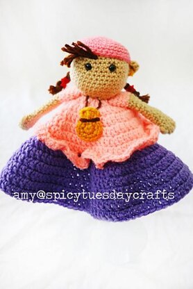 Pirate Lady Blanket Buddy pattern