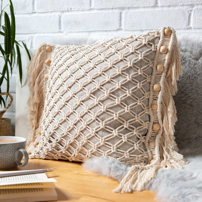 Wool Couture Macrame Cushion Macrame Kit
