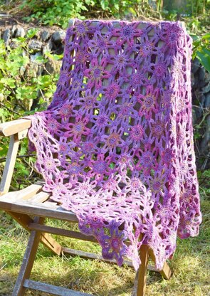 Marsh Violet Crochet Blanket