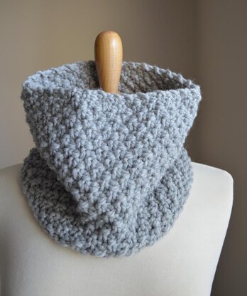 Chunky Cowl, Knit Neck Warmer Scarf