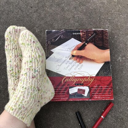 Calligrapher's Socks